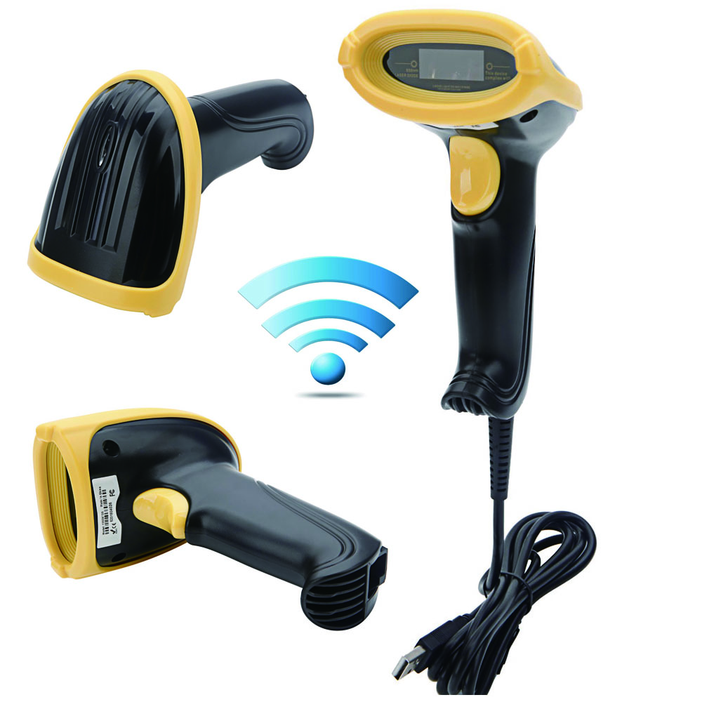 New 2.4G High Speed Wireless Laser USB Barcode Scanner Scan Gun Label