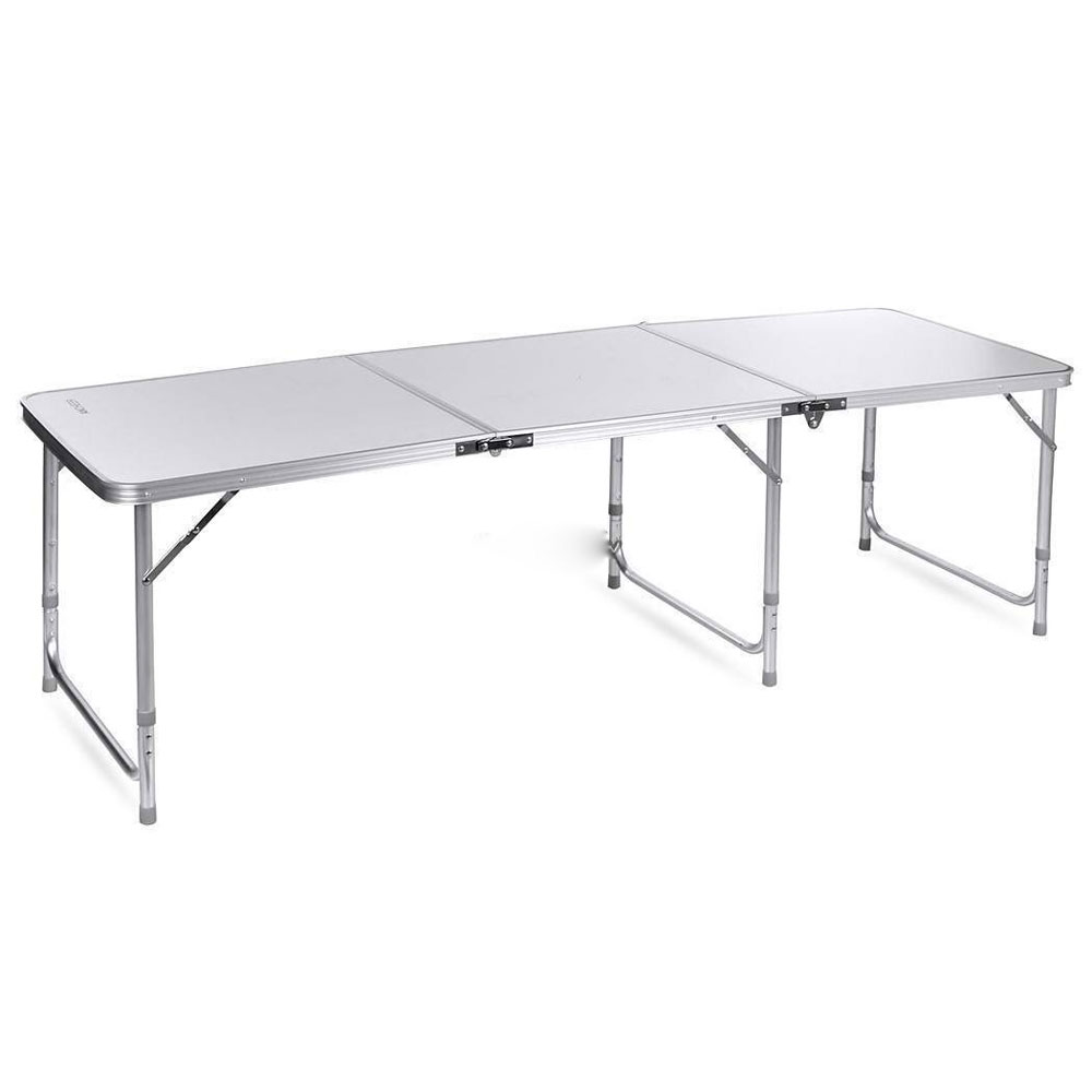 Ft Aluminum Folding Table Camping Wedding Party Patio Portable Outdoor Bbq Ft Aluminum Folding Table Camping Wedding Party Patio Portable Outdoor Bbq