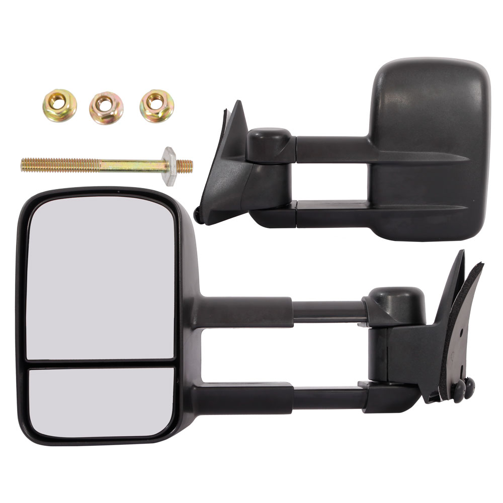 Towing Mirrors For 8898 Chevy GMC 1500/2500/3500 Manual Side Mirror