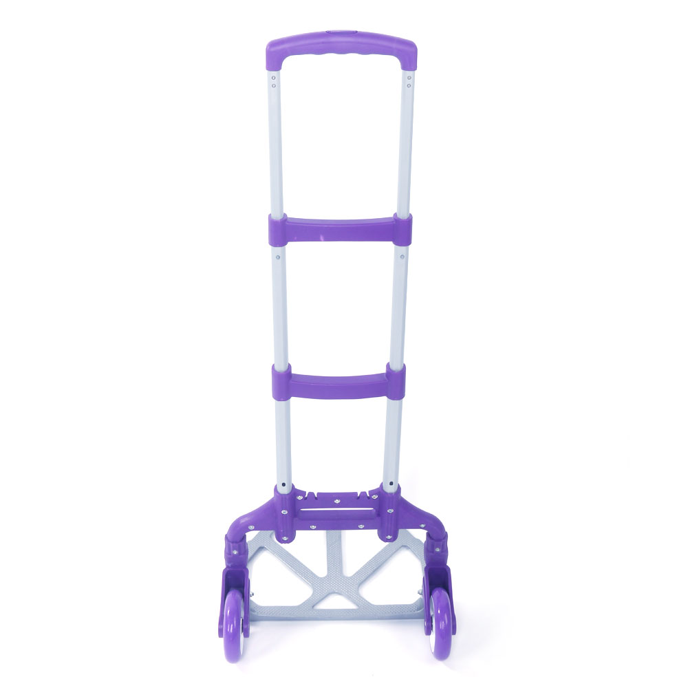 Cart Folding Dolly Push Truck Hand Trolley Luggage Aluminium Bungee