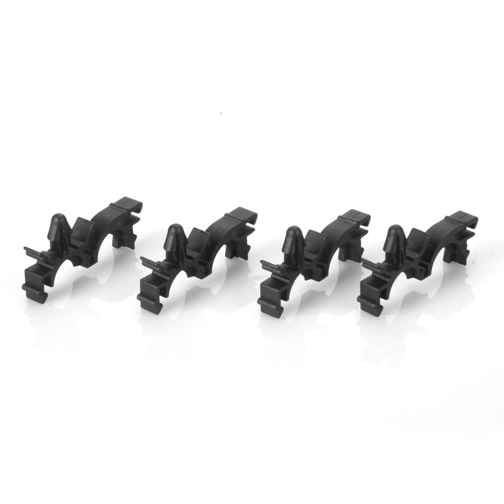 10x Black Wire Loom Routing Clip Retainer Conduit Fastener RH For Buick Enclave