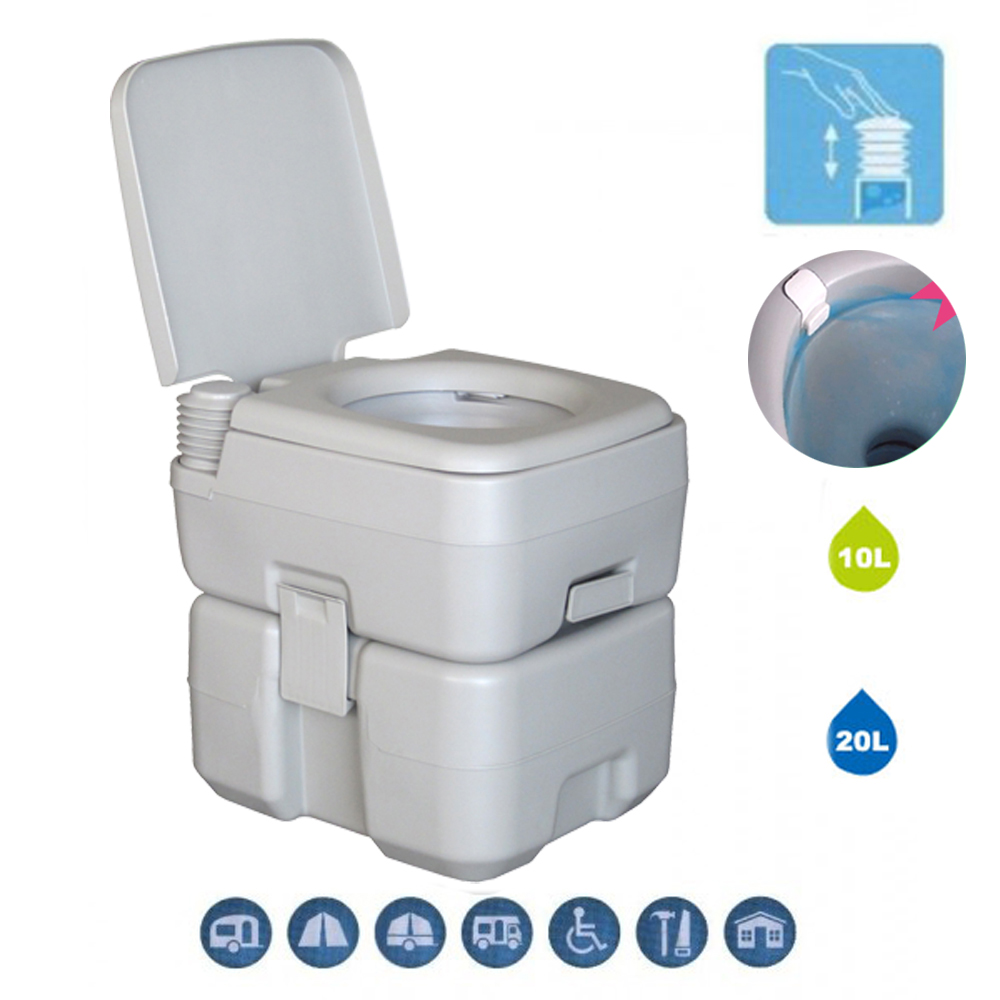 indoor portable toilet 20l 5 gallon portable toilet travel cing flush potty indoor portable toilet 20l 5 gallon portable toilet travel cing flush potty