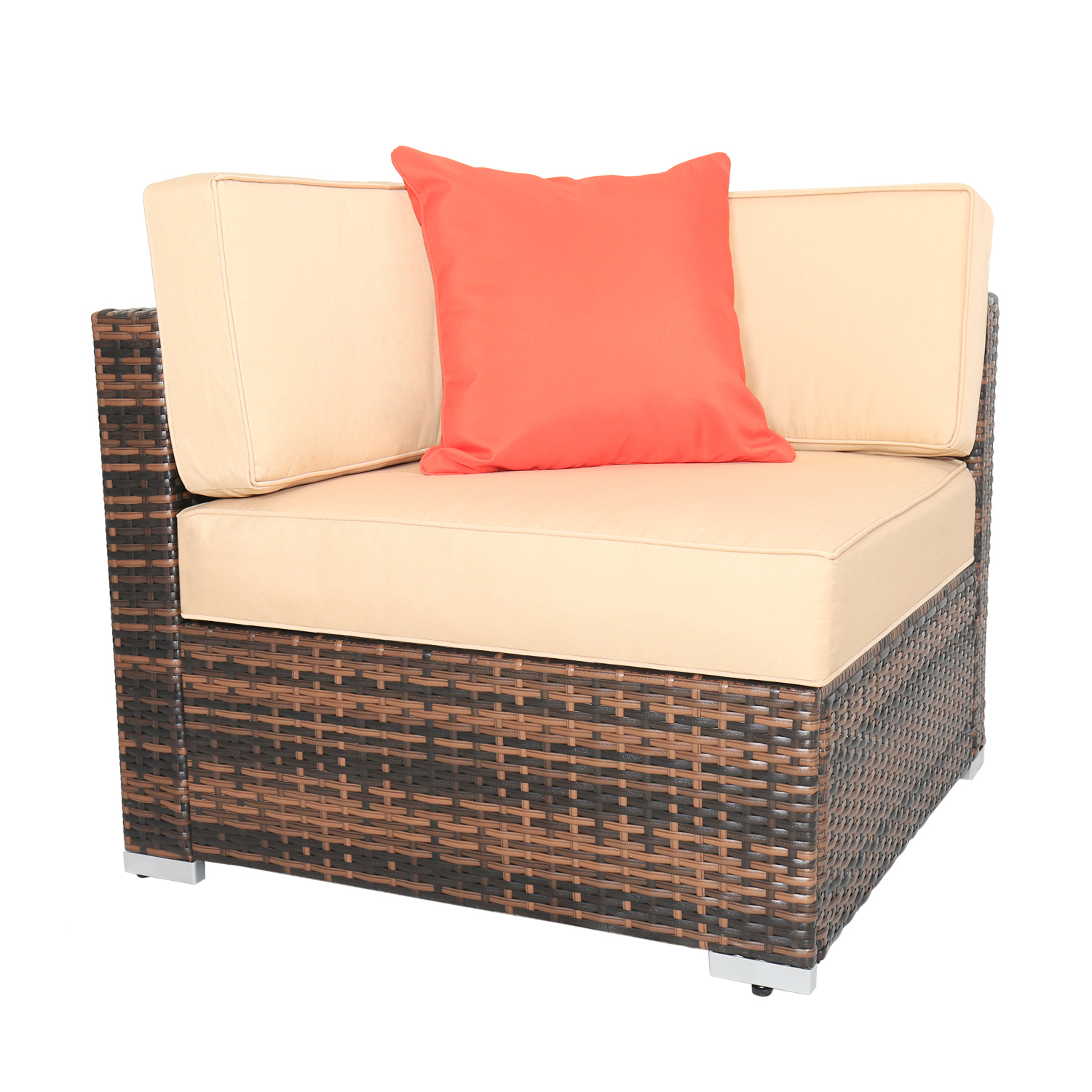 80PC Outdoor Patio Sectional Furniture PE Wicker Rattan Sofa Set ...