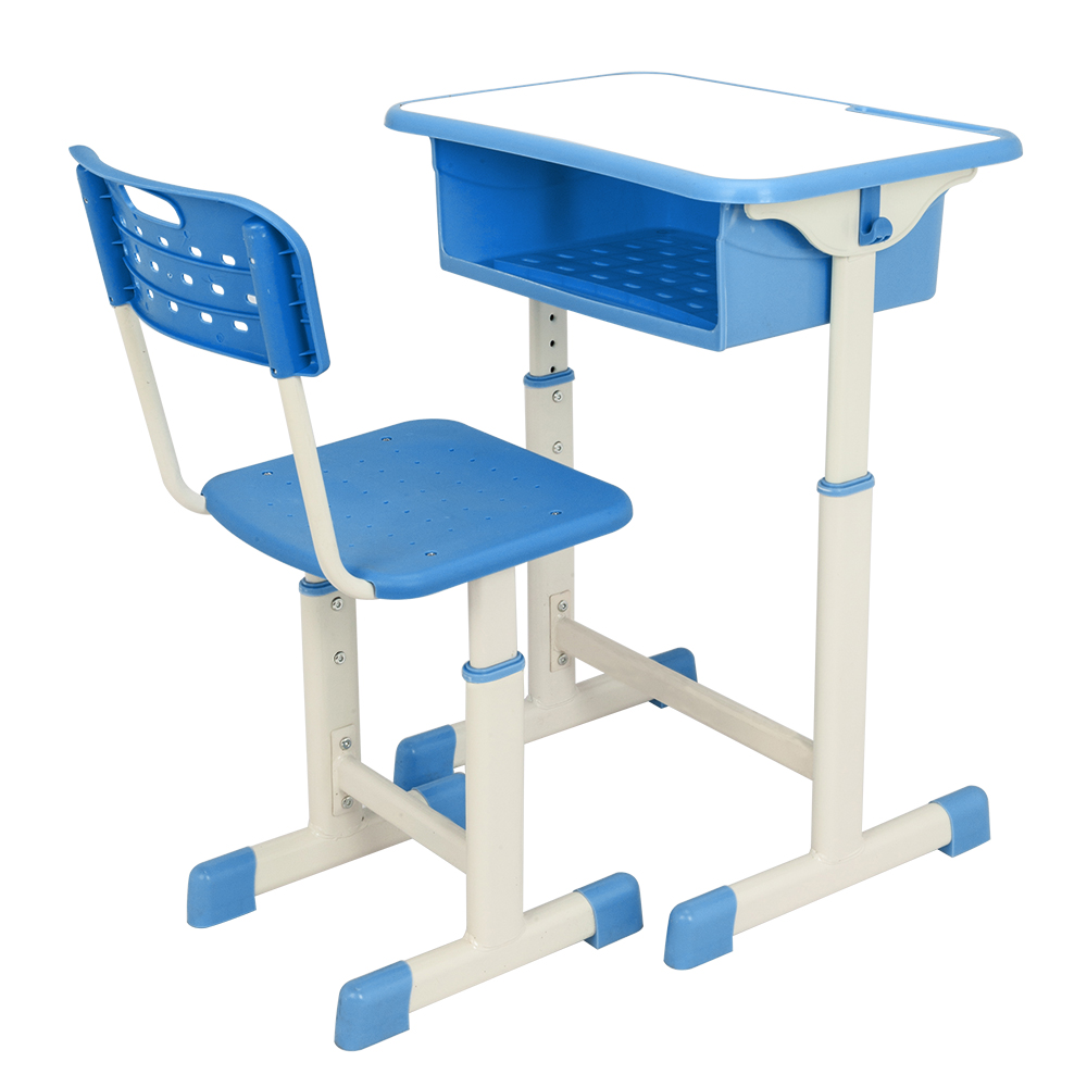 New 3 Colors Student Desk and Chair Set Adjustable Child Study Home