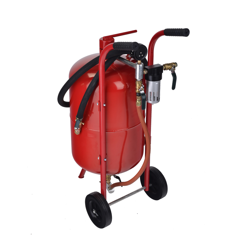 Mini 10 Gallon Portable Air Sandblaster Sand Blaster Kit High Pressure