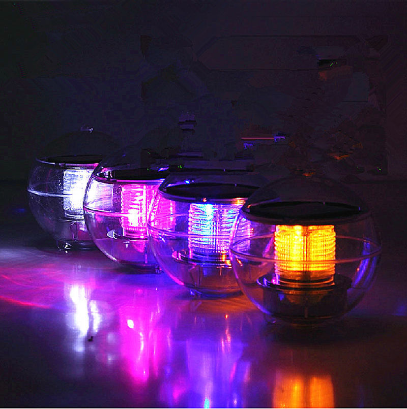 outdoor solar color changing led floating lights path outdoor solar floating lights