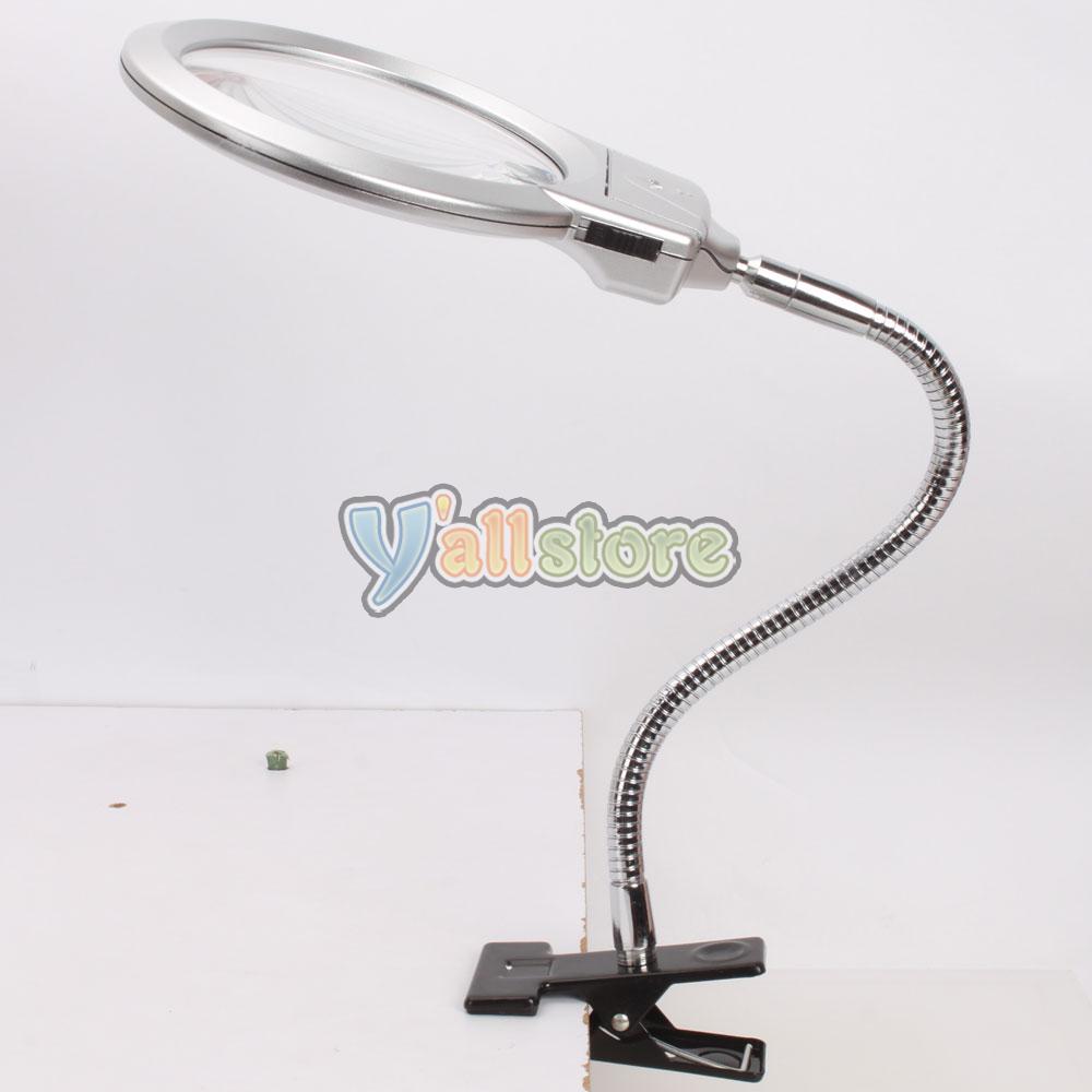 Desktop Magnifier 2.25X 107MM 5X 22M Jewelry Loupe Magnifying Glass 2